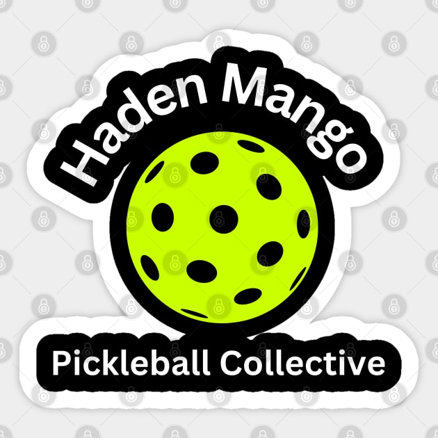 Haden Mango Pickleball Sticker by Hayden Mango Collective 